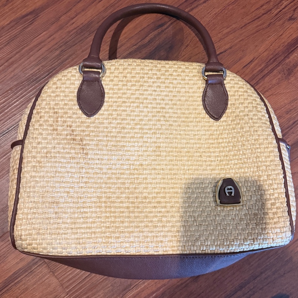 Etienne Aigner woven bag